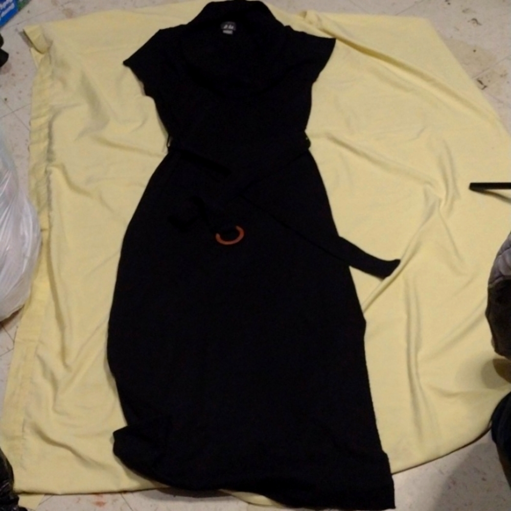 Full length sweater dress